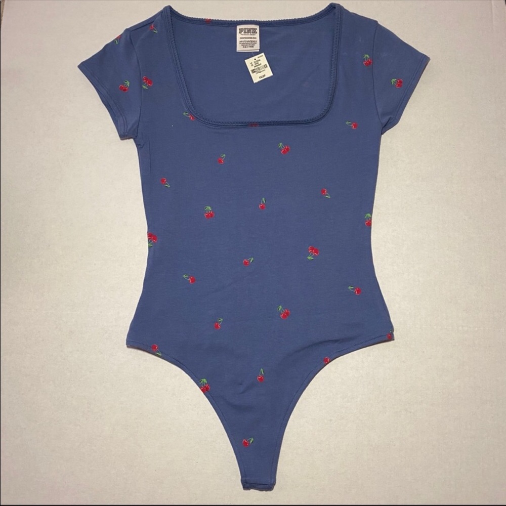 Victoria Secret Pink Cherries bodysuit